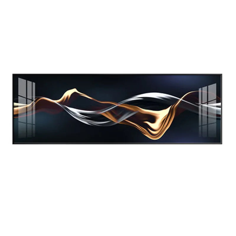 Flowing Vibes Abstract Wall Art Fine Art Canvas Prints Wide Format Pictures For Living Room Above Sofa Pictures For Above The Bed | Bowlift