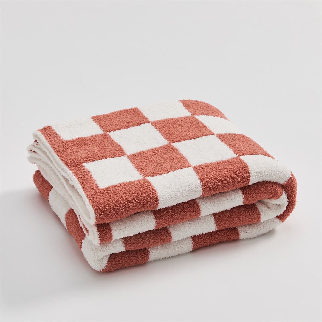 COLOURFUL CHECKERBOARD THROW | Bowlift