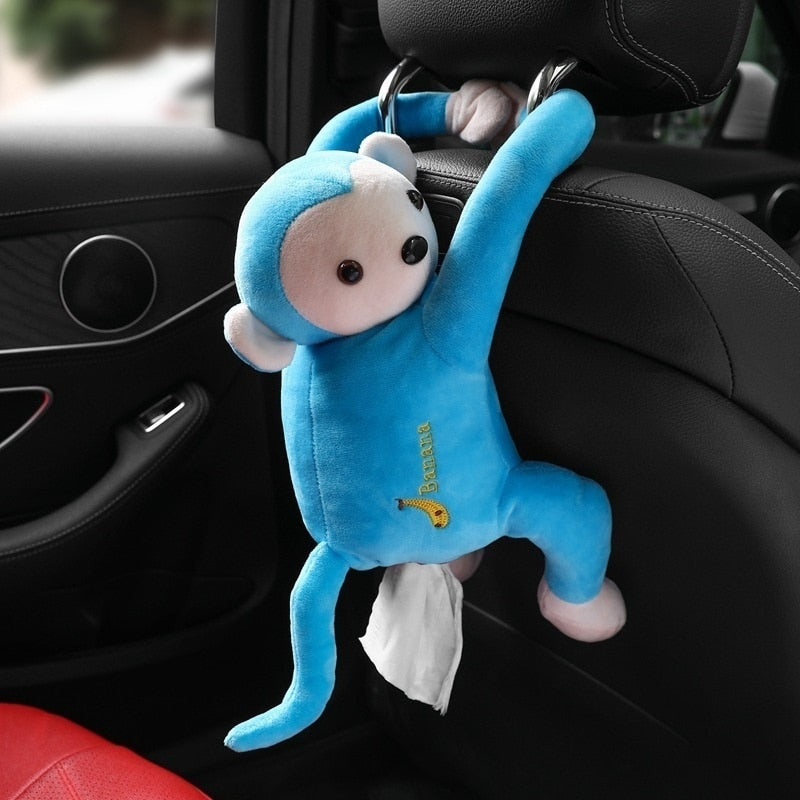 BowLift | Cuddly Monkey Tissue Box