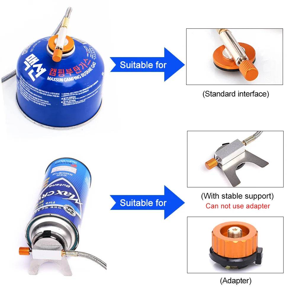 BowLift | FlameTrek Gas Stove | Compact & Powerful | For Outdoor, Camping & Trekking | Includes Transport Box