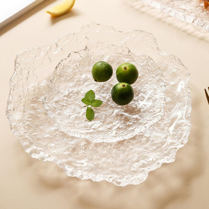 BowLift | Nordic Frozen Style Glass Plates