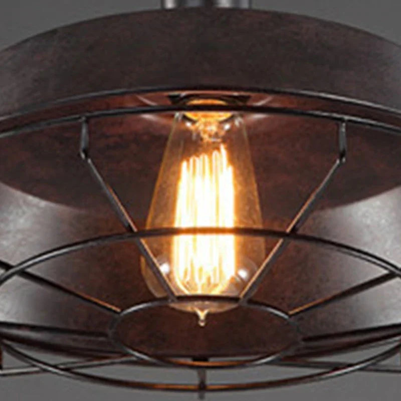 BowLift | Vintage Loft Pendant Light: Industrial Retro Iron Ceiling Light Chandelier for Living Room, Restaurant, Bar, Kitchen