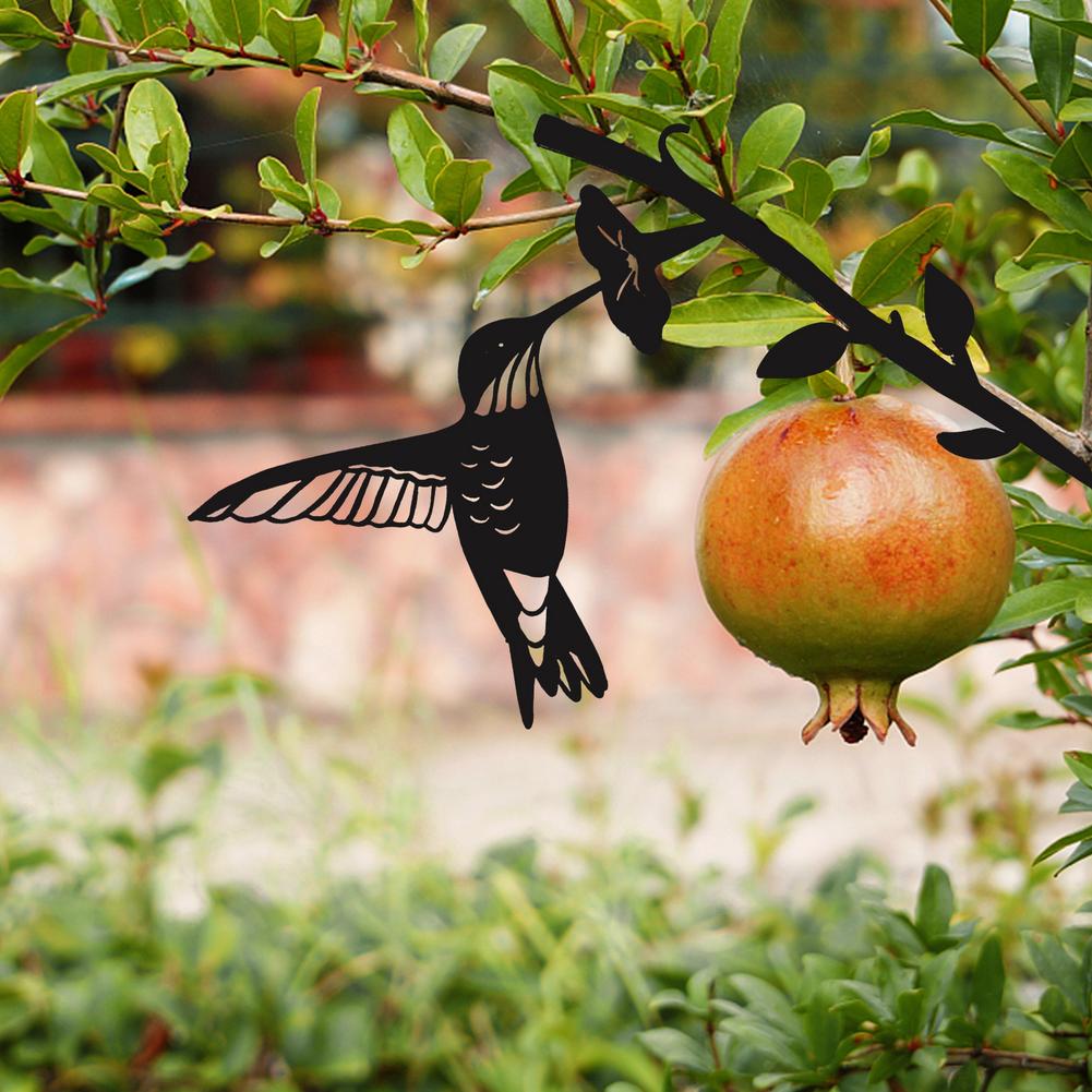 FeatherGlow Garden Art – Metal Bird for Garden Bowlift