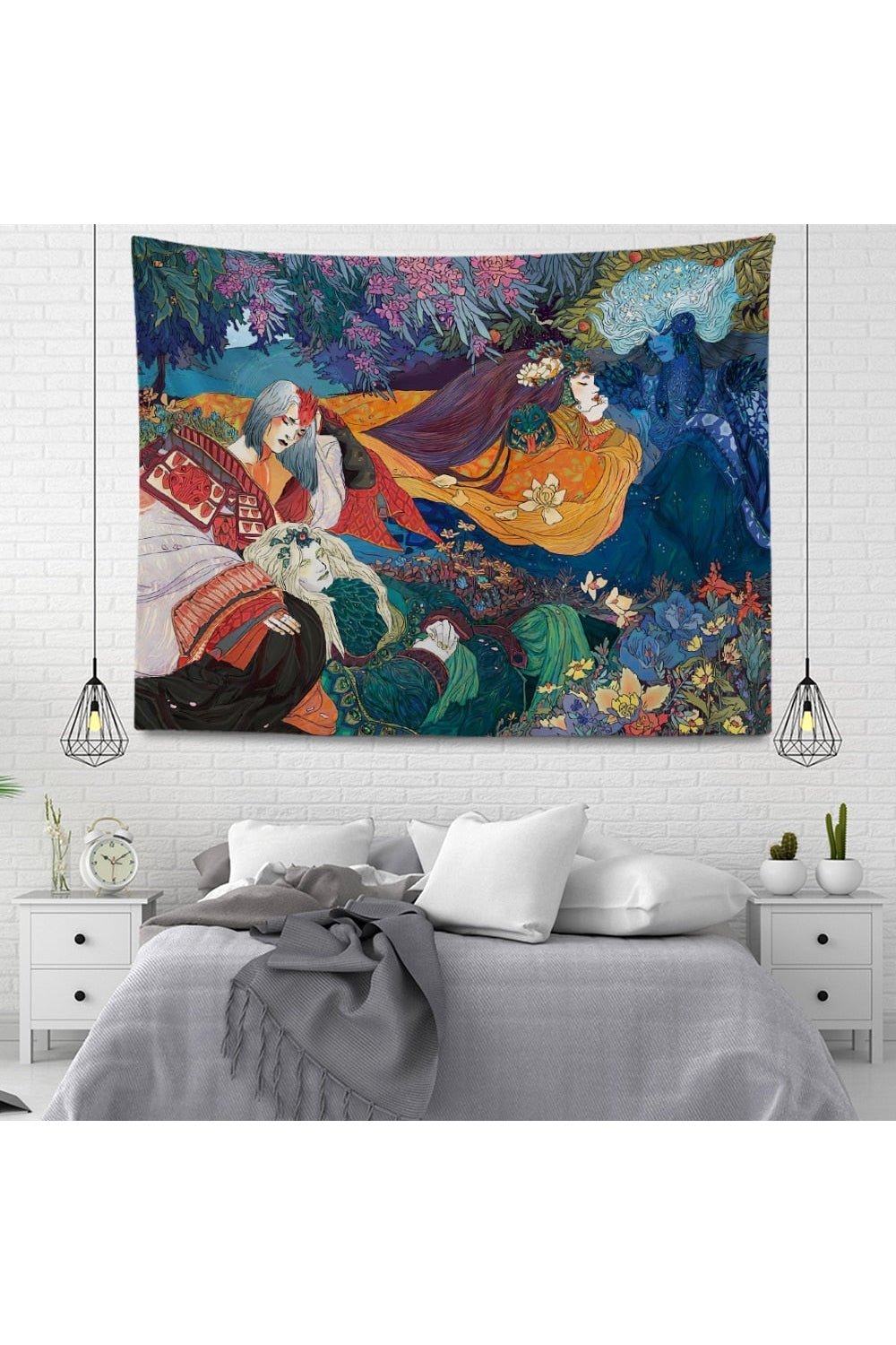 inspired velvet mandala wall tapestry | Bowlift