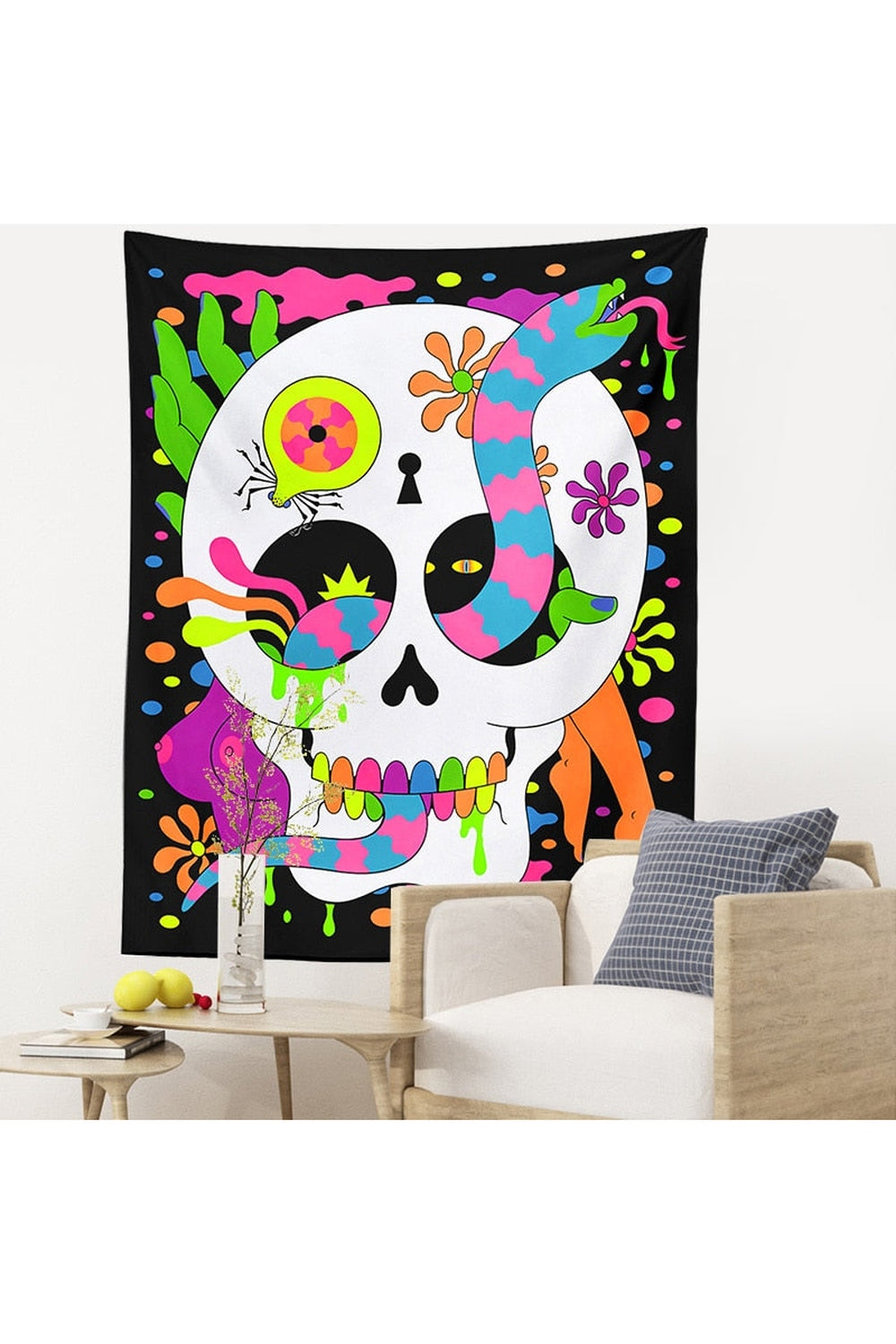 Magic Floral Psychedelic Tapestry | Bowlift