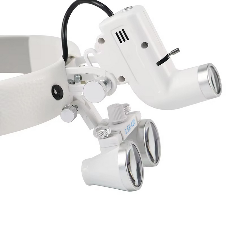 BowLift | ProVision 5W LED Dental & Surgical Headlamp with 3.5X Magnifying Binocular Loupes