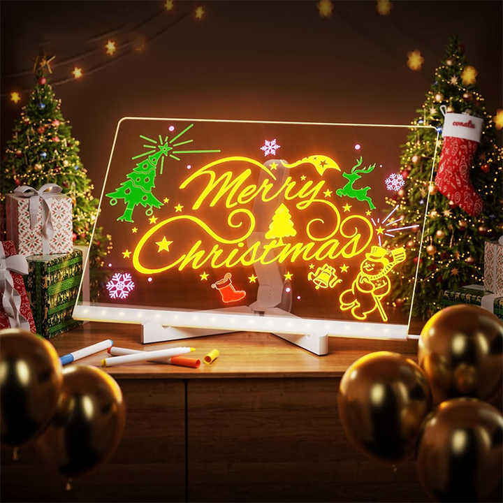 BowLift | Kiddli LED Drawing Board – Reusable Writing Board with Light Pen