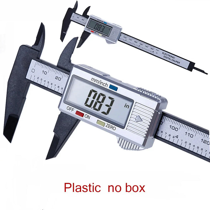 BowLift | Precivio Digital Caliper made of Stainless Steel | 15 cm Measuring Range | Precision Measuring Device with LCD Display | ±0.03 mm Accuracy