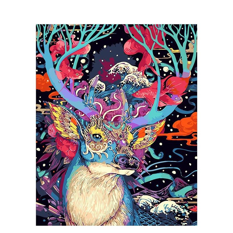 BowLift | Animal portrait (Painting by numbers)