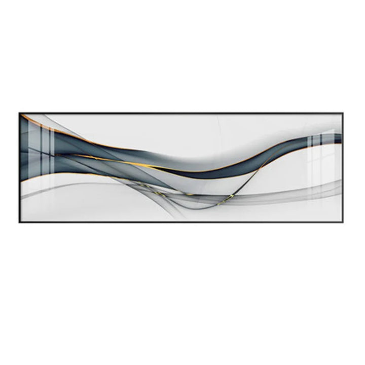 Flowing Vibes Abstract Wall Art Fine Art Canvas Prints Wide Format Pictures For Living Room Above Sofa Pictures For Above The Bed | Bowlift