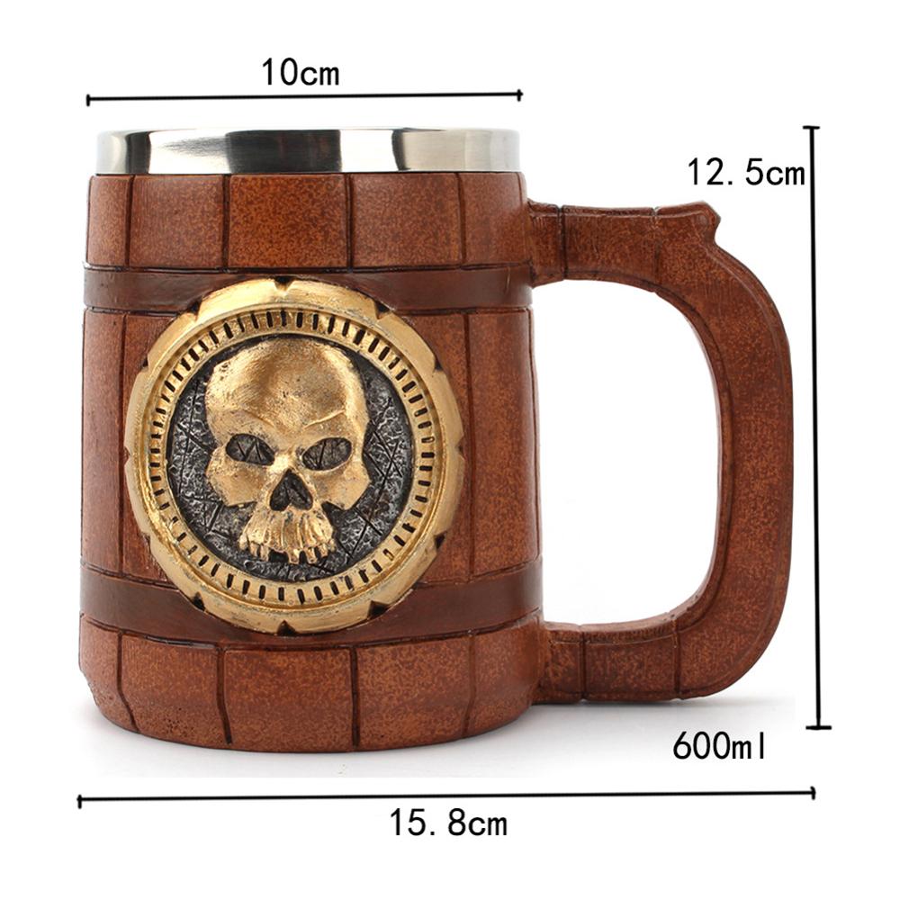 BowLift | Ancient Time Stainless Steel Wooden Mug