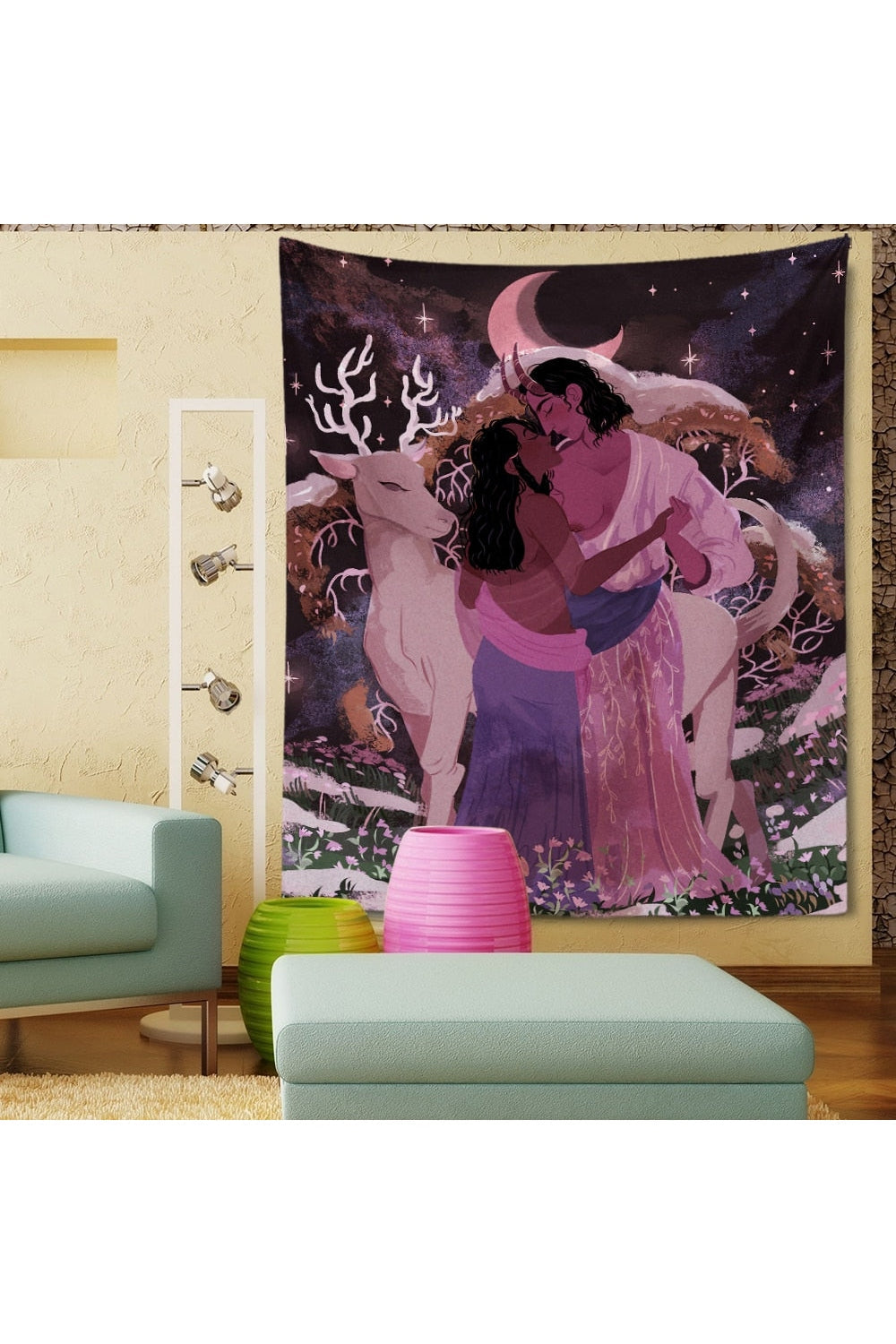 inspired velvet mandala wall tapestry | Bowlift
