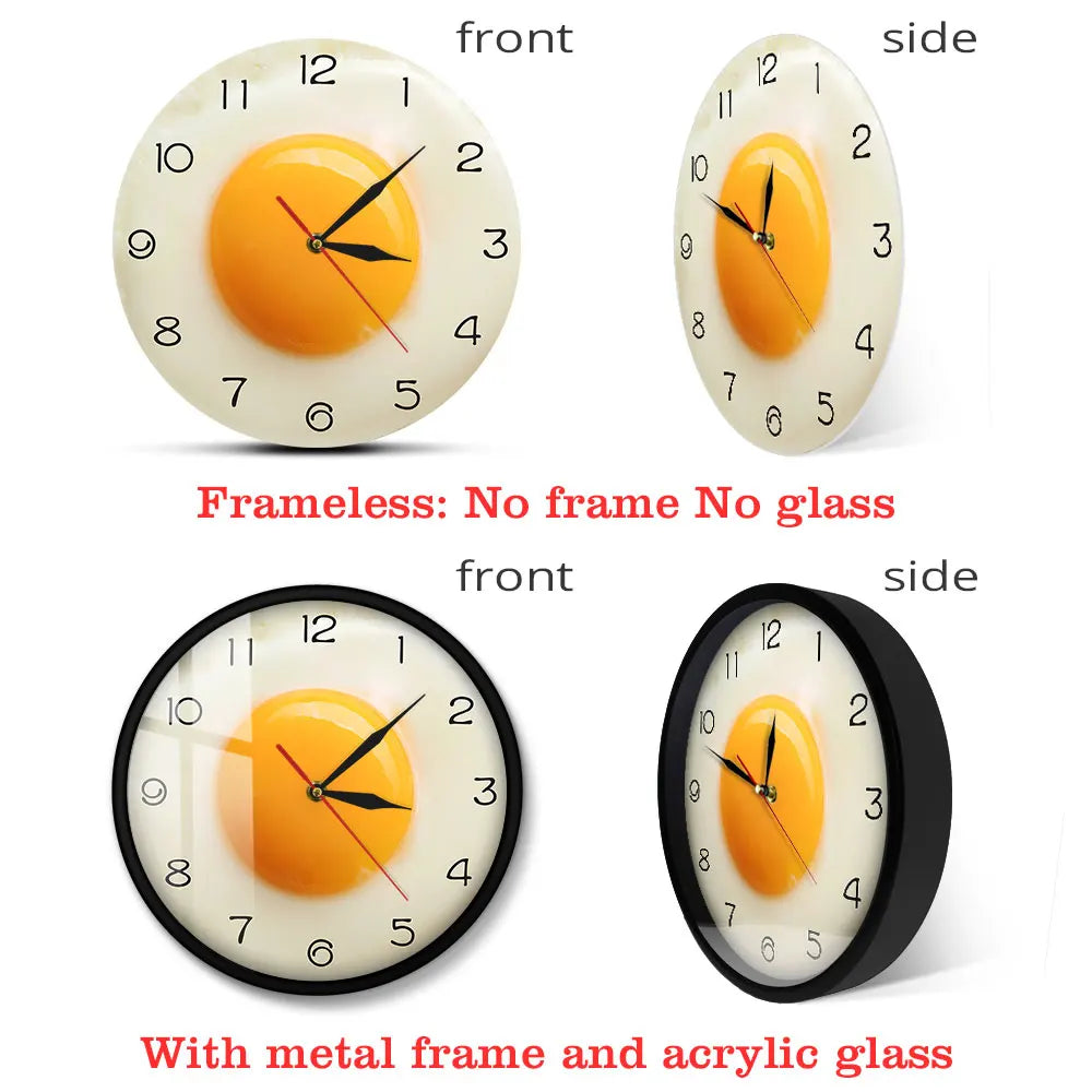 SunnySide Clock - Unique 3D Kitchen Wall Clock Bowlift