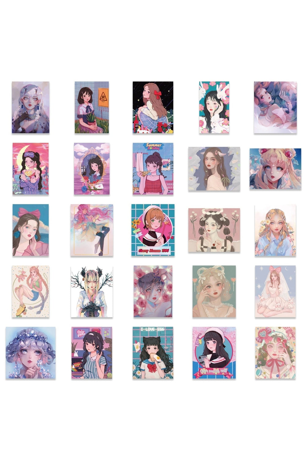 Girls Theme Sticker Set | Bowlift