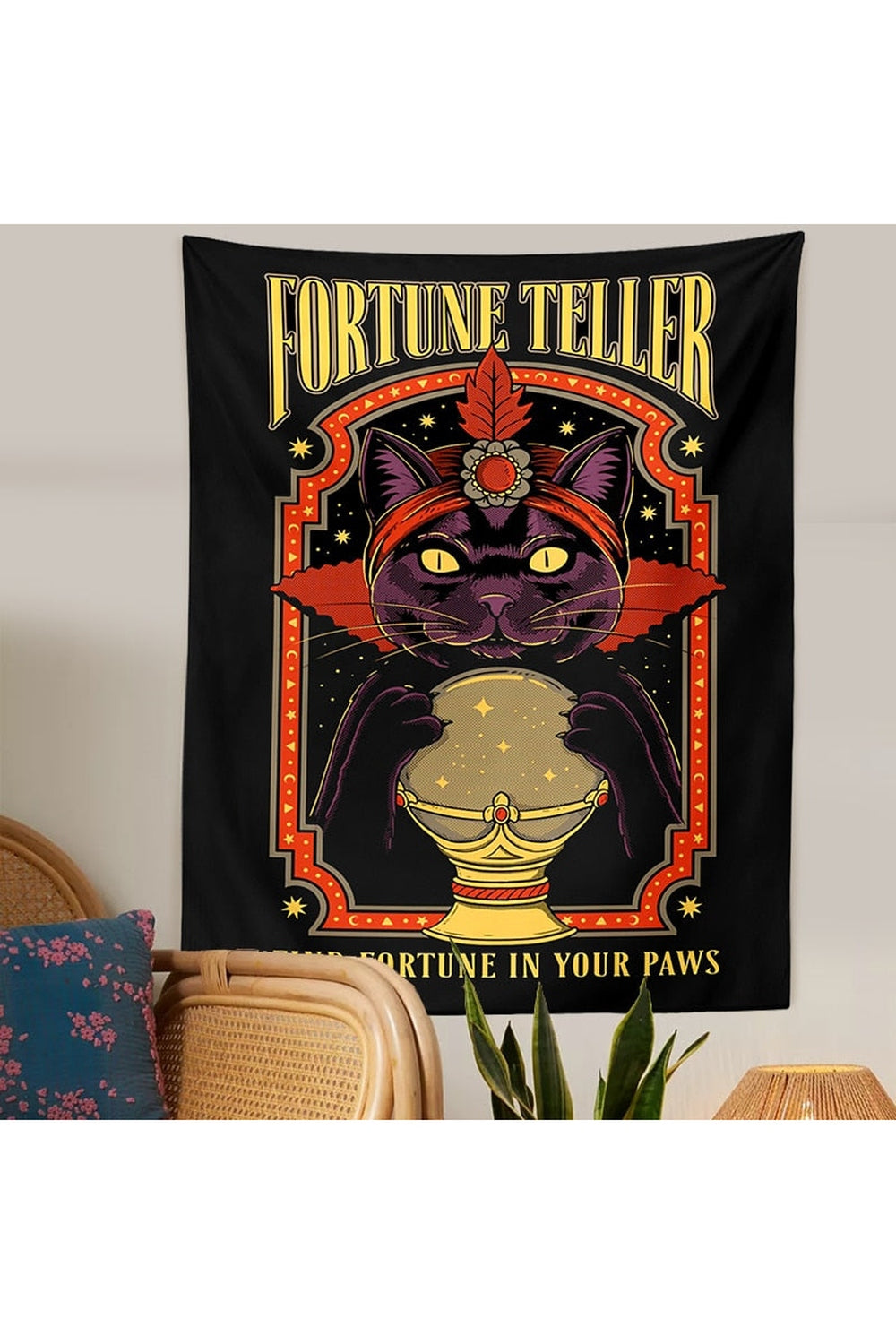 Demonic Raccoon Tapestry | Bowlift