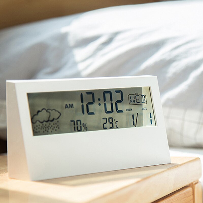 BowLift | Transparent Crystal Vision Multifunctional Desktop Clock