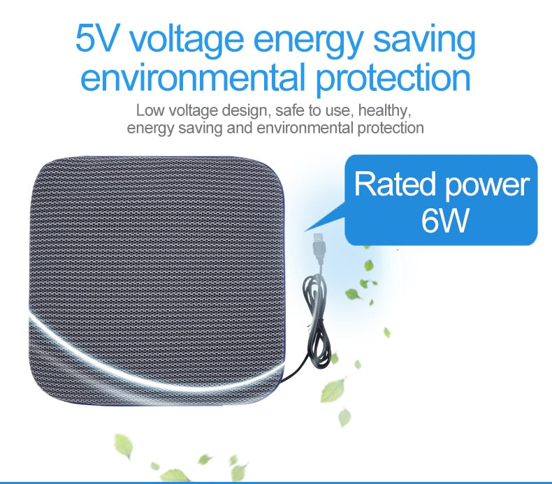 Cooling Fan Car Seat Cushion Pad | Bowlift