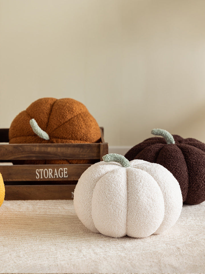 Fluffy Pumpkin Cushion | Bowlift
