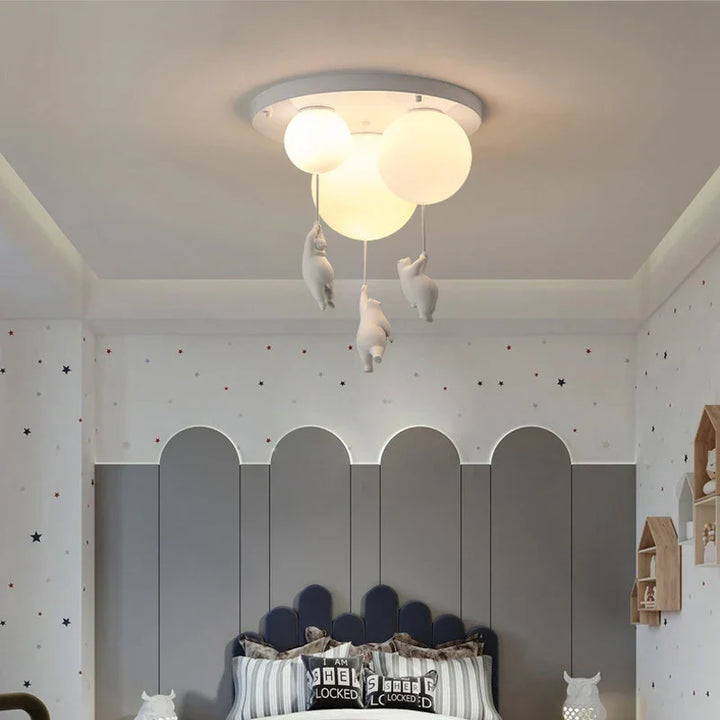 BowLift | Hanging Bears Balloon Lamp