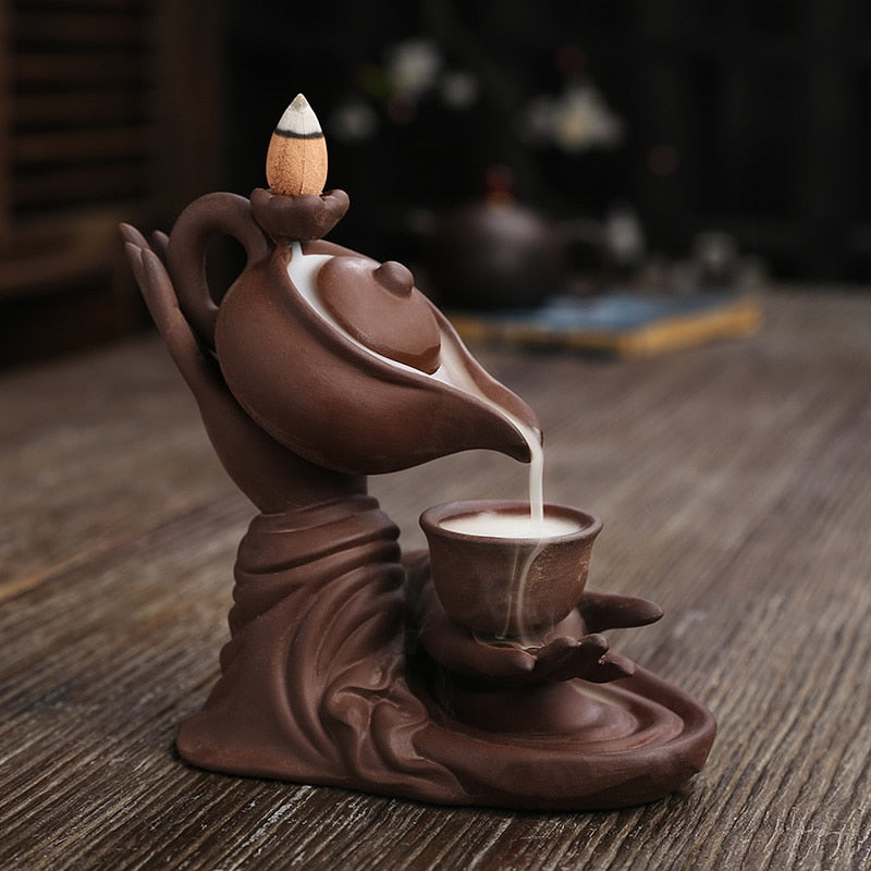 BowLift | Zen Tea Backflow Incense Burner