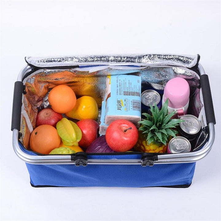 Travel Fresh Cooler Foldable Camping Basket | Bowlift