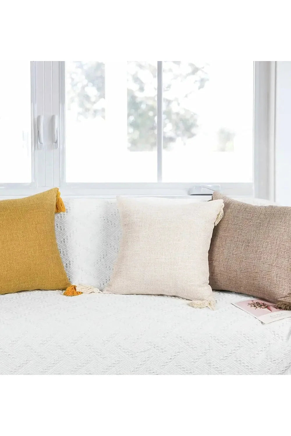 Lino Throw Pillow Cover | Bowlift
