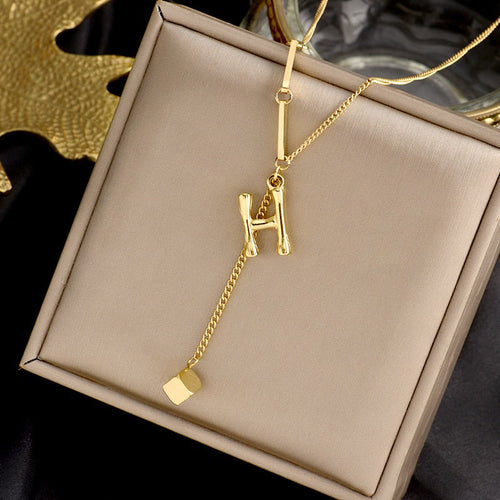 BowLift | Charming Initials Letter Necklace