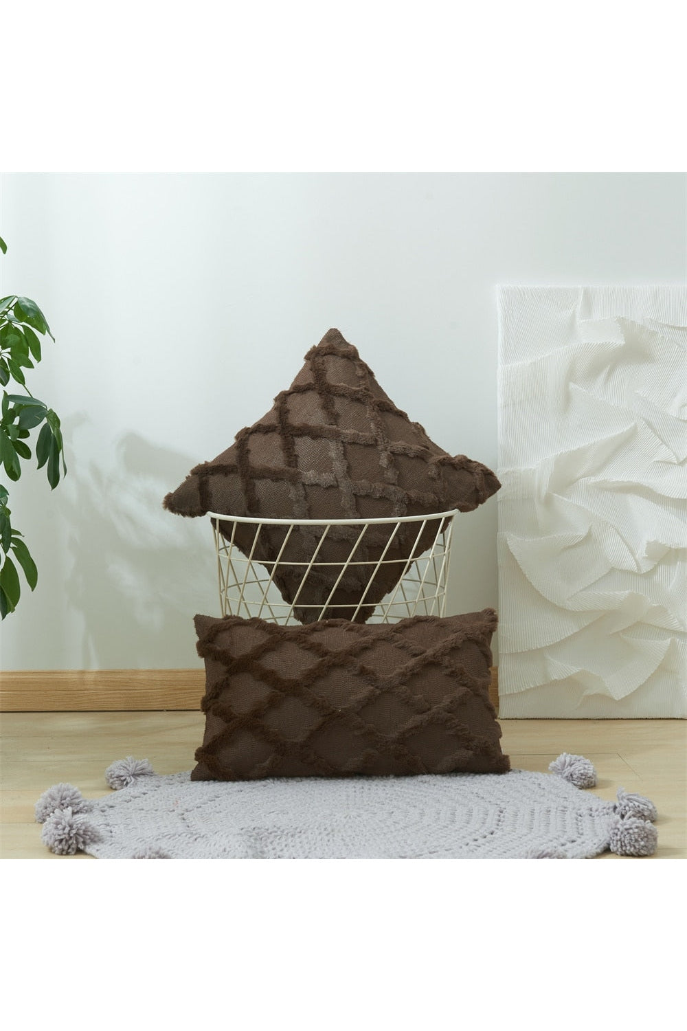 Rattan Plush Pillowcase | Bowlift