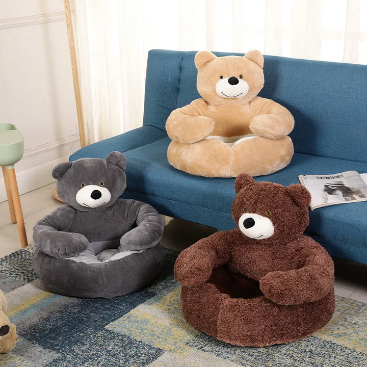Samiya – Luxury Plush Cat Bed for Sleeping Comfort Bowlift
