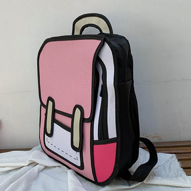 BowLift | Creative 2D Unisex Cartoon Backpack