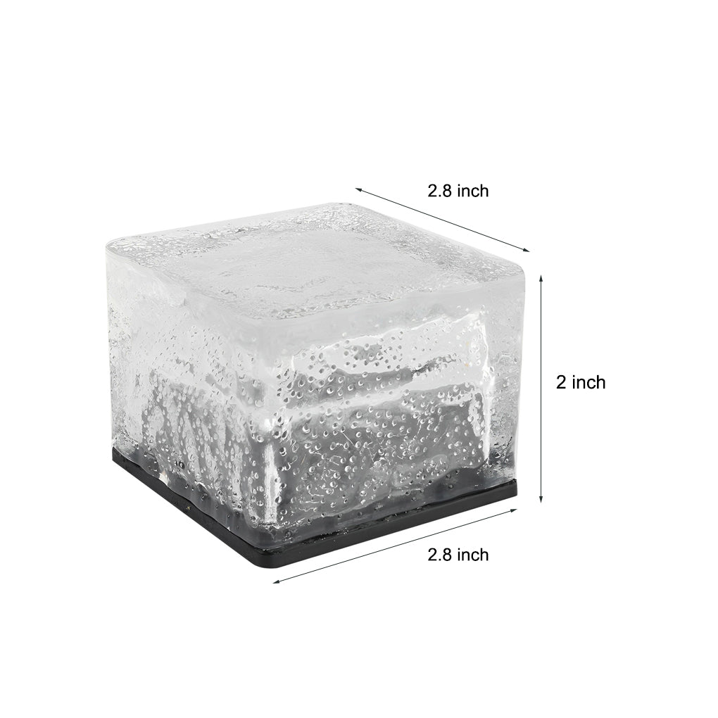 BowLift | Garden Solar Glass Brick Path Lights