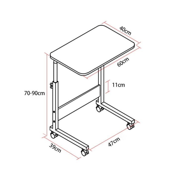 BowLift | Wood Texture Portable Household Detachable Laptop Table Nightstand