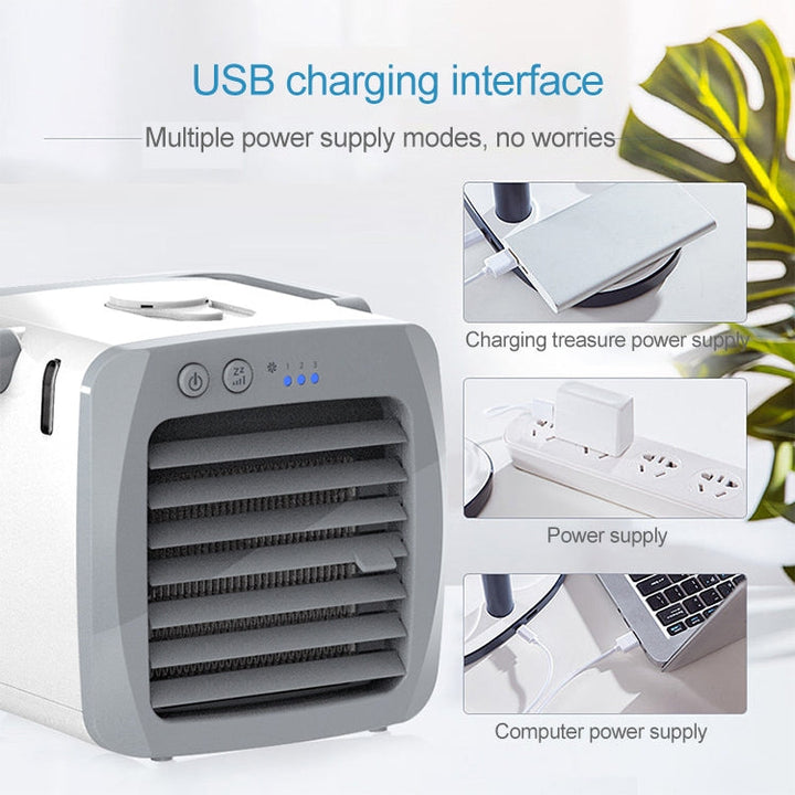 Mini Portable Household USB Refrigeration Air Conditioning Fan Air Cooler | Bowlift