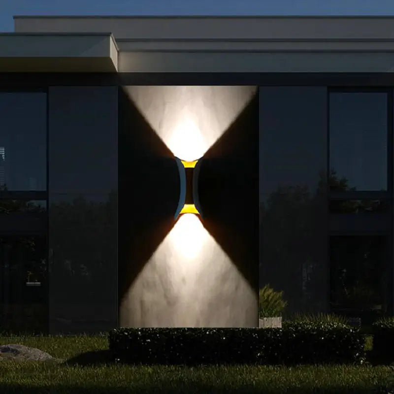 Colorful LED Outdoor Wall Light Bowlift