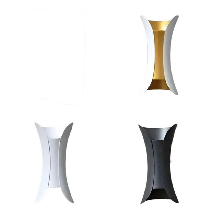 Colorful LED Outdoor Wall Light Bowlift