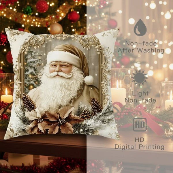 BowLift | Festive velvet cushion covers with vintage Christmas motifs