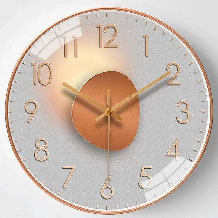 BowLift | Silent wall clock with minimalist dial and elegant finish