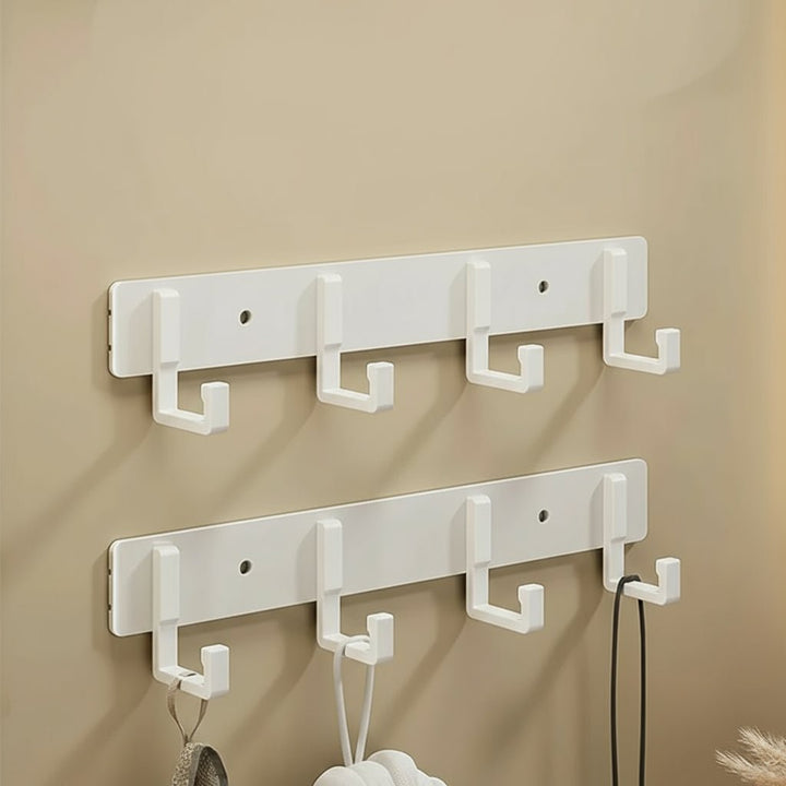 BowLift | Stable wall coat rack with black hooks for stylish organization