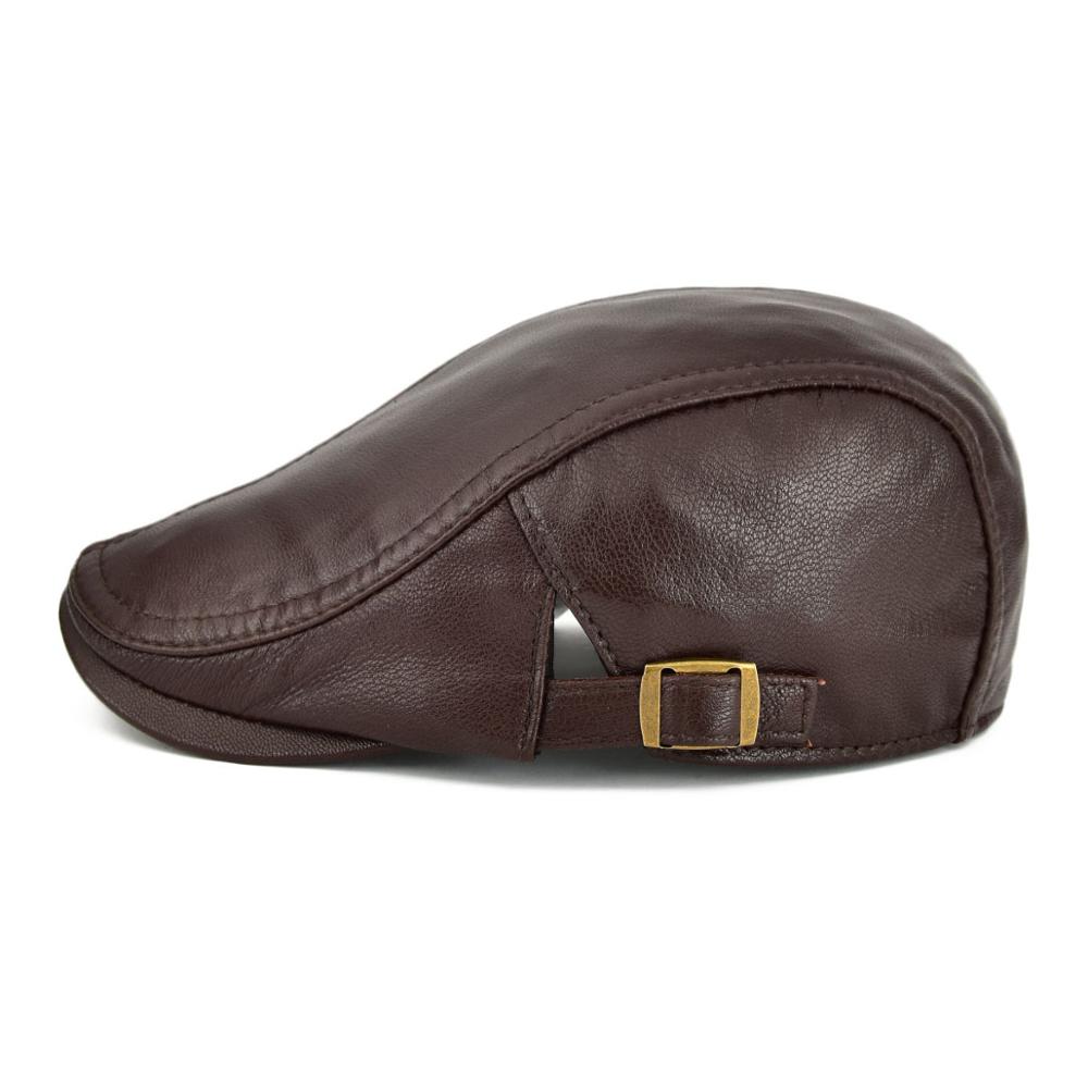 BowLift | Timeless Newsboy Retro Leather Flat Cap