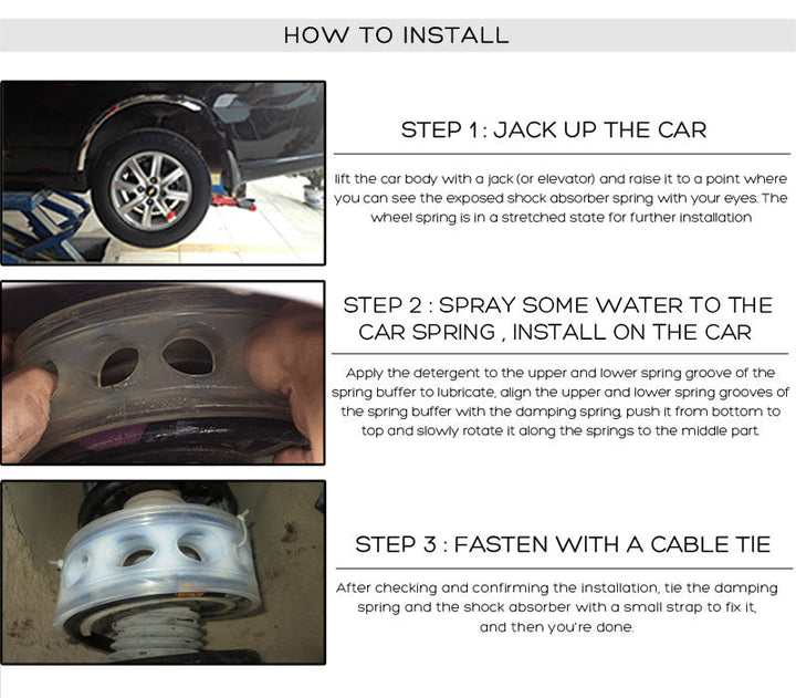 BowLift | Car Comfort Shock Absorber Spring Bumper