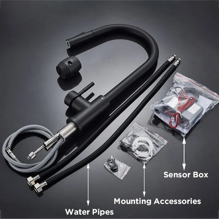 BowLift | Pull-out Kitchen Faucet with Touch Control and Sensor Function