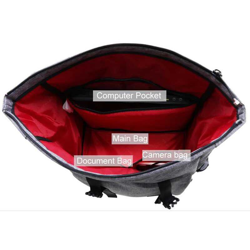 BowLift | Multi-Functional Waterproof DSLR Camera Travel Bag With USB Port