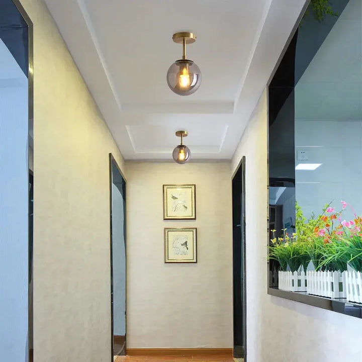 BowLift | Elegant ball ceiling lamp with LED bulb for your chic space