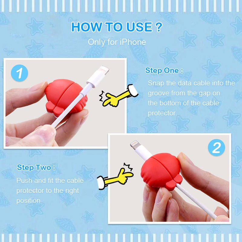 BowLift | Cartoon Phone Universal Cable Protector