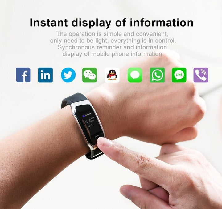 BowLift | Fitband Smart Watch Waterproof Blood Pressure Oxygen Heart Rate Monitor Sport Bracelet