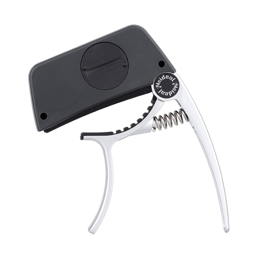 BowLift | Capo & Tuner "TuneGrip" – 2-in-1 Guitar accessory with LCD screen