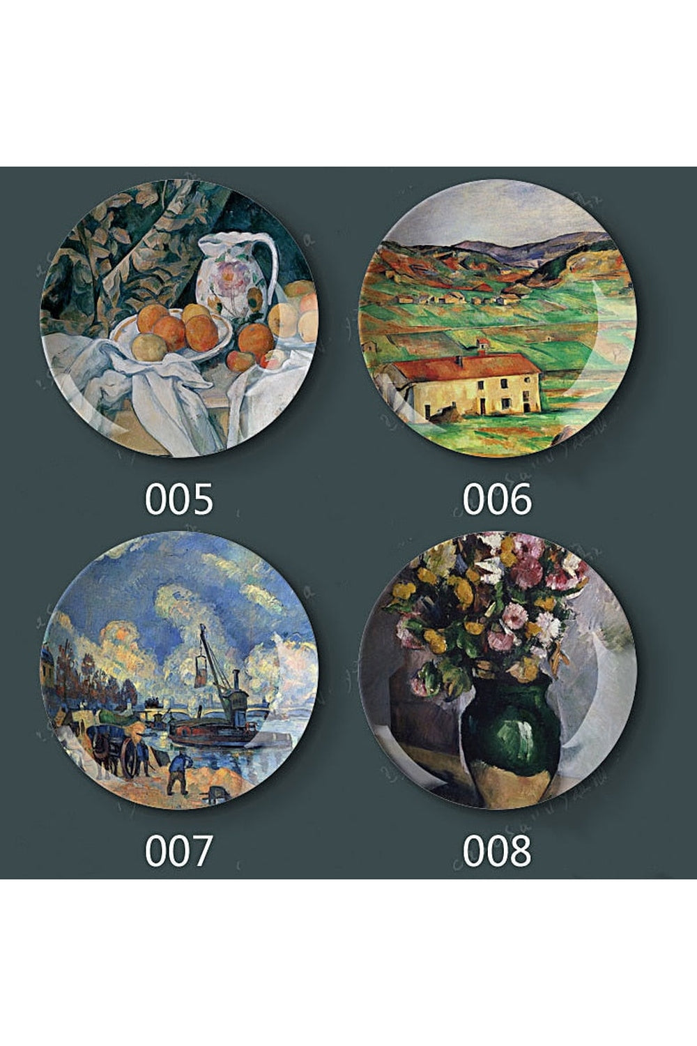 Cezanne inspired decorative plates | Bowlift