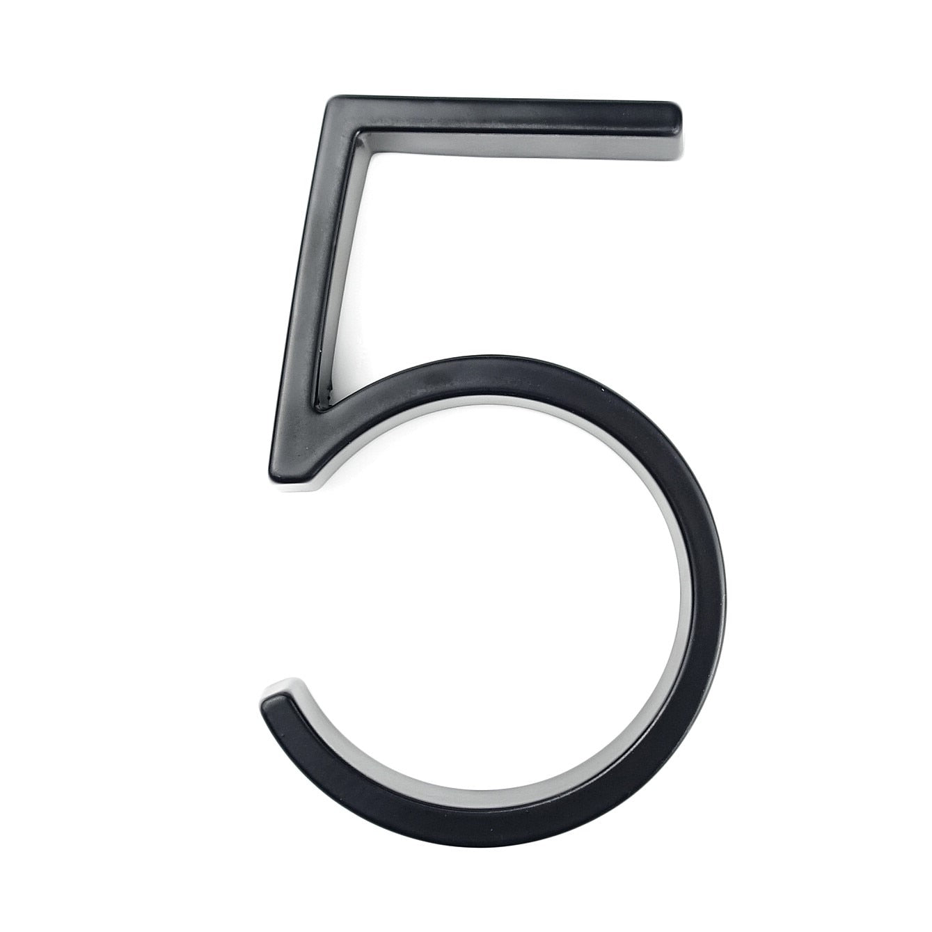 BowLift | Large modern metal house number address accessory