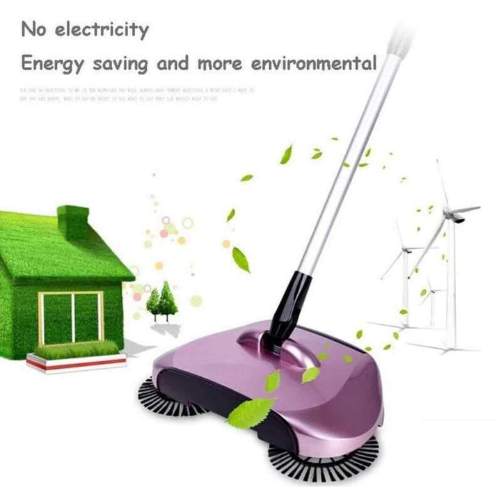BowLift | 360° Broom Sweeper No Electricity or Batteries Needed