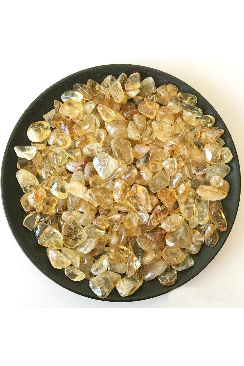 Citrine Yellow Pebble Stone Specimen | Bowlift